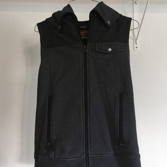 Burton Hooded Vest (Charcoal Gray) - Picture 1 of 2